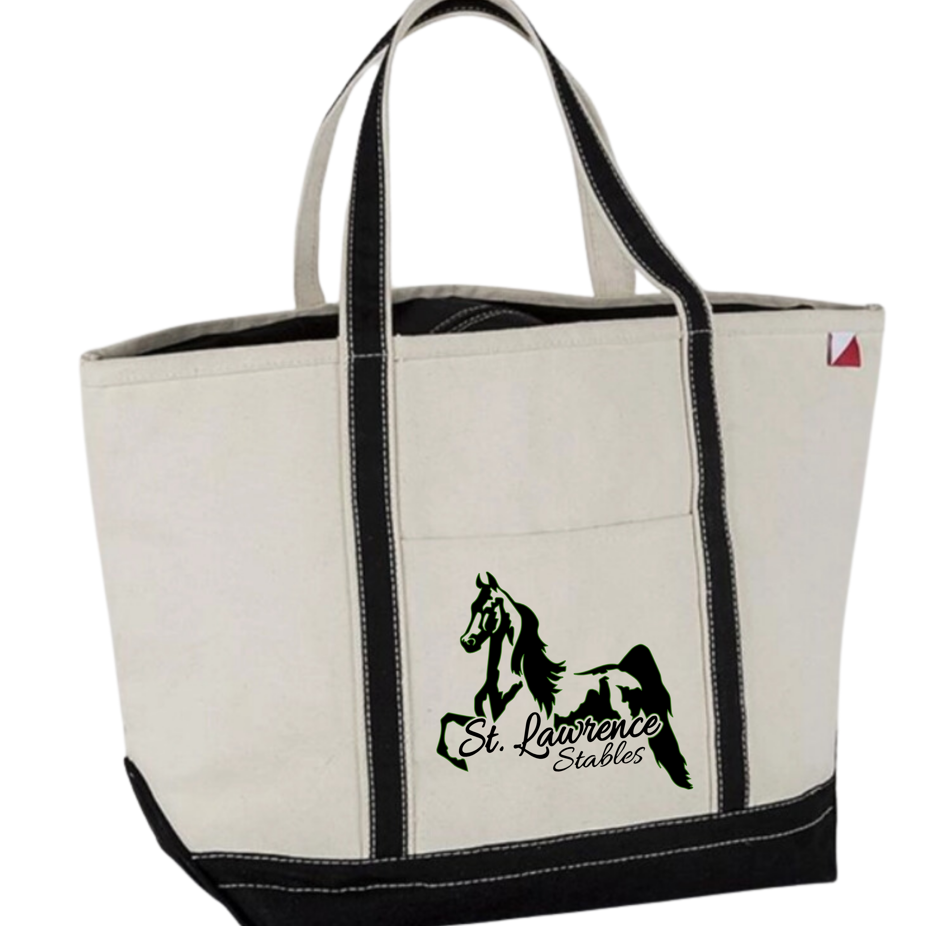 St. Lawrence Stables Large Canvas Tote – Wild Pony Boutique
