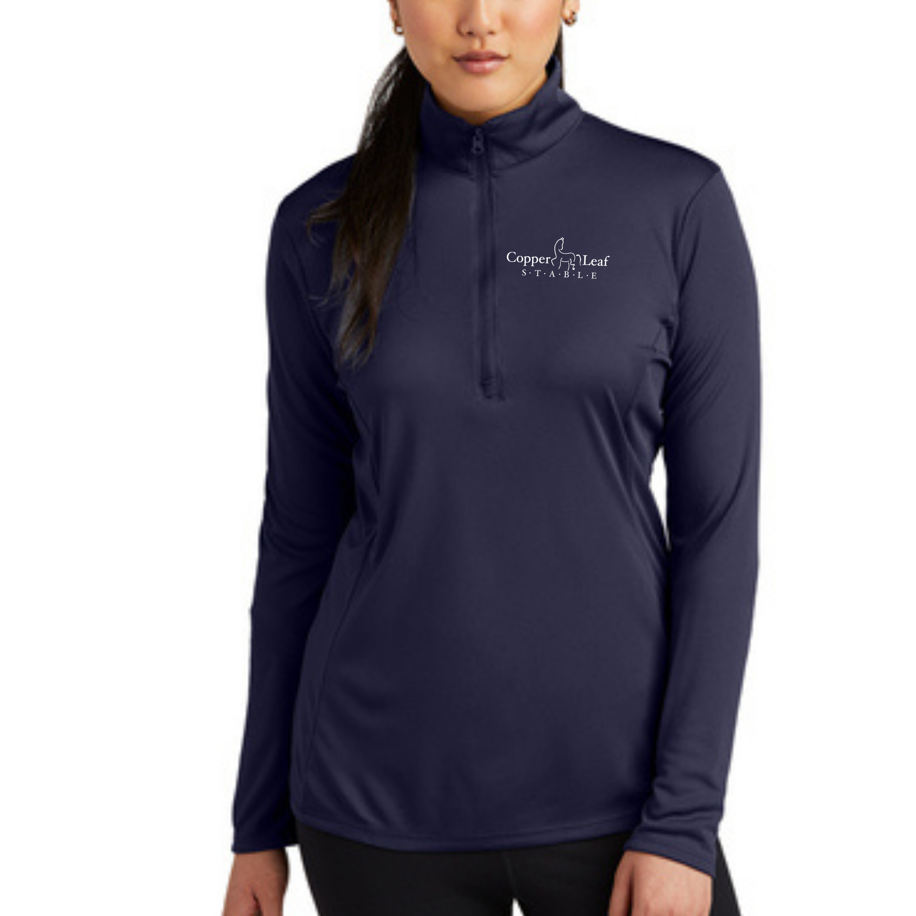Copper Leaf Stable PosiCharge Competitor Quarter Zip – Ladies