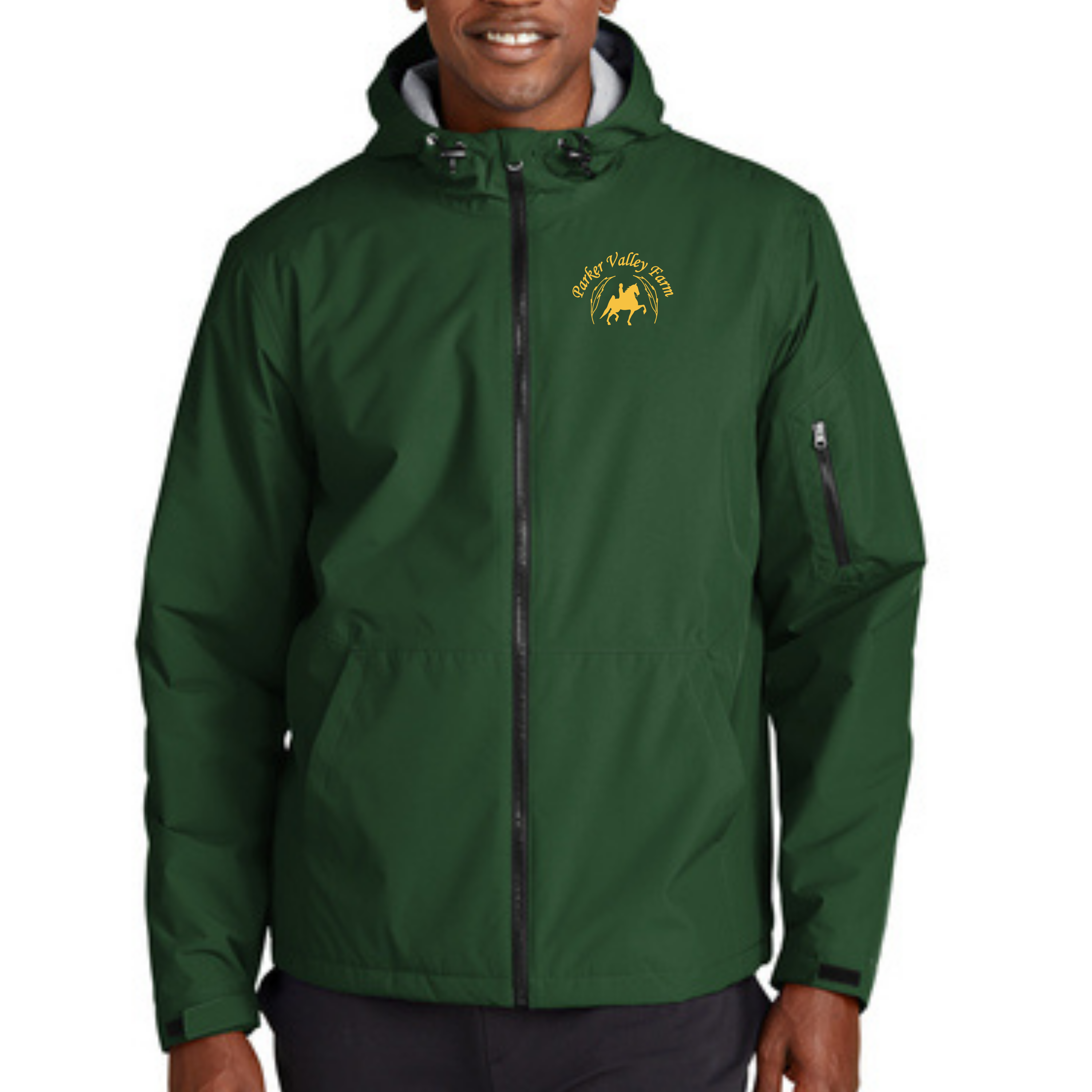 Parker Valley Farm Waterproof Insulated Jacket – Forest Green