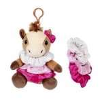 Scrunchie Horse Plush with Hair Accessories