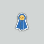 Only Cried A Little Award Sticker